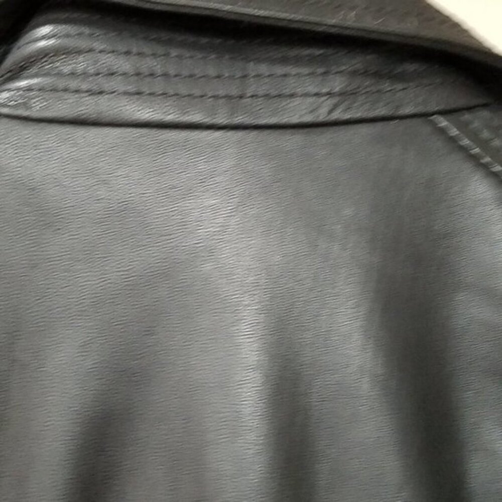 Bernardo Black Leather Biker Jacket Women's M -BRAND NEW with TAGS - Picture 9 of 16